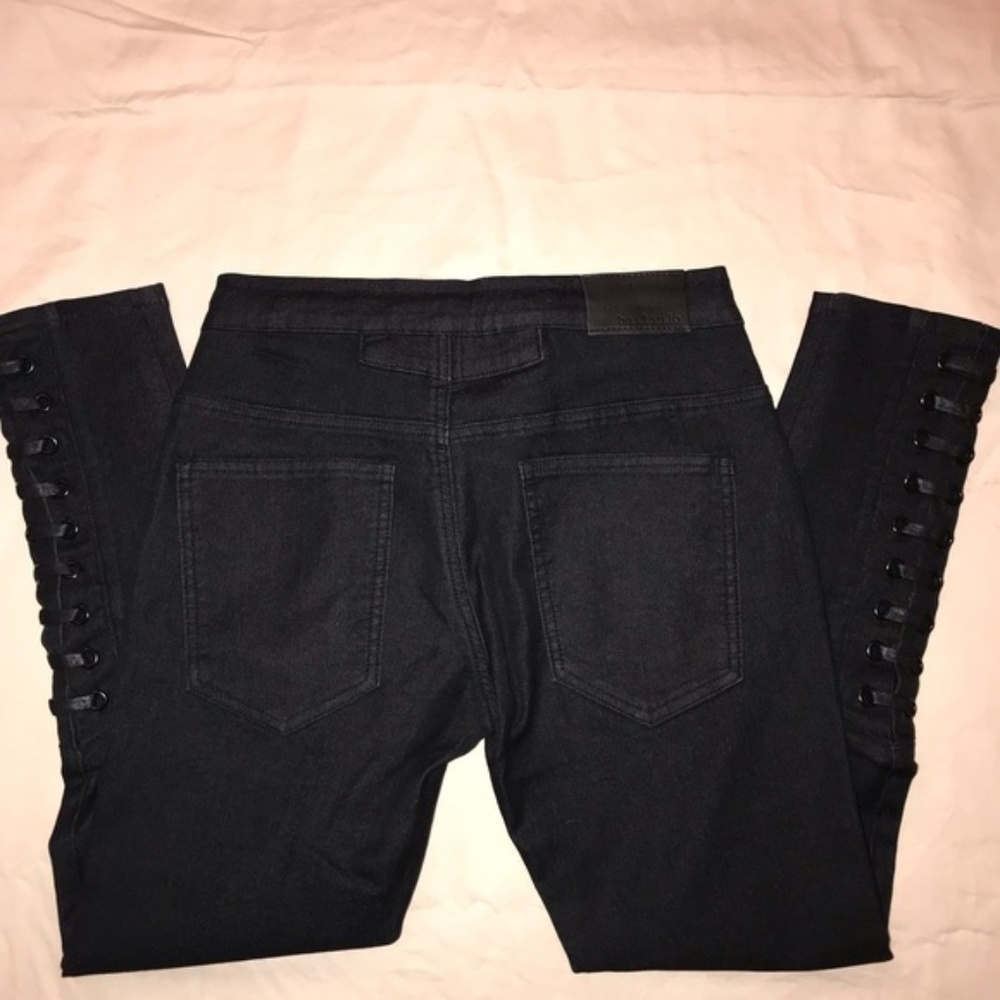 New Bianco Women's Skinny Jeans Black - Picture 3 of 3